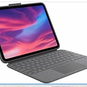 Logitech Combo Touch Keyboard Case for Apple iPad 10th Gen. - Oxford Gray